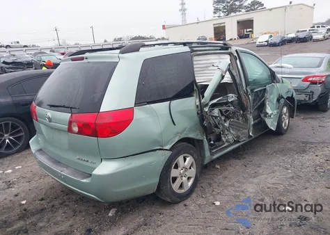 2008 Toyota Sienna Le z USA, uszkodzony, nr VIN 5TDZK23C08S213963